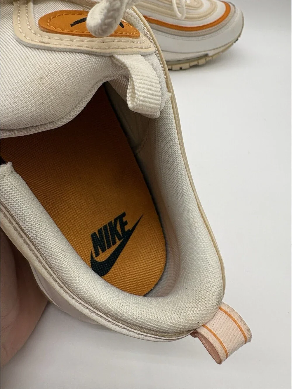 Nike Air Max 97 Shoes Women's 10 Phantom Light Curry Athletic Retro Run Running